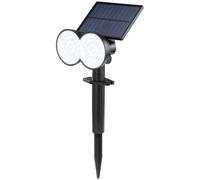 Sygonix SY-5770784 Solar spotlight LED 0.9W black adjustable eco-f...