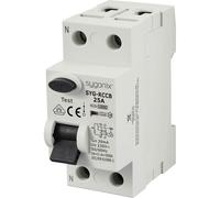 Sygonix SYG-RCCB 2-pin 25A 30mA 230V AC 10kA rating