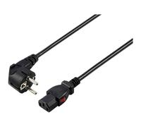 Sygonix SY-6733074 Cable lockable C13/C14 black 3 m spiral IEC mai...
