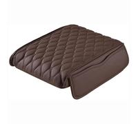 SYGWC For MG 7 Car Armrest Cushion,Leather Universal Auto Center Console Pad,Wear Resistant Protection Middle Console Cover (Coffee)