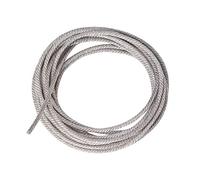 SYH&AQYE 32 Strands High Temperature Resistant Twisted Silver Wire Speaker Lead Wire Repair for 18 inch Professional Speakers Strong Subwoofer Speakers(2M)