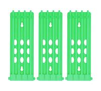 SYH&AQYE 3Pcs Pigeons Leg Rings Holder, Pigeons Foot Rings Frame 4 Column Independent Save Space Racing Pigeons Supplier Foot Place for Pigeons Farm (Green)