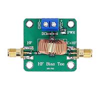 SYH&AQYE DC Bias Tee Module, RF Micro DC Blocker Filter Board, 0.2 to 180MHz Wide Range, Bias Tee Module for Broadband Amplifier