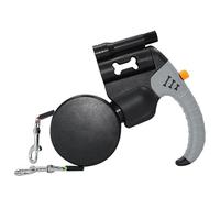 SYH&AQYE Double Retractable Dog Lead, Non Slip Handle Dog Leads with 360° Tangle Free Extended One Click Quick Lockwith Poop Bags, Walking 2 Dogs