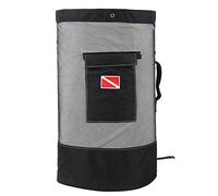 SYH&AQYE Large Capacity Diving Bag, 80L Heavy Duty Mesh Backpack with Multiple Pockets for Travel Swimming Boating Kayaking Camping and Beach (Black)