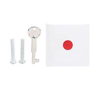 SYH&AQYE Ring Alarm Panic Button, High Temperature Resistance SOS Emergency Button Alarm, 250V Wired Intelligent Door Access Property Switch with Key