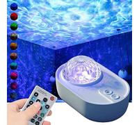 SYH&AQYE Star Projector, Galaxy Light, Starlight Projector, Remote Timer Ceiling Stars Lamp Night Light, Led Room Lights for Kids Adults, White