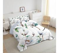 Syhi Qlty Gray Queen Size Duvet - Magnolia Vintage Reversible Coverless Duvet Queen Quilt Soft lightweight Comforter Sets for all Seasons and Machine Washable - Queen 228x228cm K137