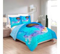 Syhi Qlty Water Lily King Size Duvet - Vintage Abstract Coverless Duvet King Size Soft Quilt lightweight Comforter Sets for all Seasons and Machine Washable - King 230x220cm AL1 Lotus S73