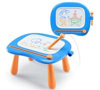 SYHLN Magnetic Drawing Board Toddlers Toys for 1 2 Year Old Boys - Preschool Learning Educational Toys for 12-18 Months Baby - Doodle Pad Birthday Gifts Presents for Kids Age 1-3 - Blue