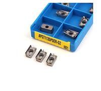 SYHML-SHOP CNC Carbide Insert Cutter 10 Pcs APKT1604 PDFR APKT 1604 MA3 H01 Aluminum Cutter Blade Insert Cutting Tool Turning Tool For Lathe Turning Tool Holder (Angle : APKT1135PDER MA H01)
