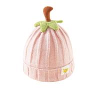 SYHVGI Kids Toddler Baby Winter Hat Cute Halloween Pumpkin Knit Beanie Warm Cap Knitted Crochet Hat (Pink, ONE Size)
