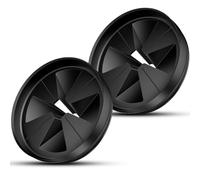 SYIDINZN Sink Baffle QCB-AM Replacement for InSinkErator Evolution Series Garbage Disposal Splash Guards 3 3/8'' Removable Quiet Collar Drain Plugs, Garbage Disposer Accessories, Black