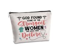 SYIJIMSJKT Doctor Appreciation Gifts Makeup Bag National Doctors Day Gifts for Women Zipper Pouch Medical Student Graduation Birthday Christmas Gifts Travel Cosmetic Bag For Future Doctors