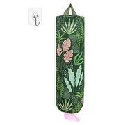 SYIPO Plastic Bag Holder, Reusable Grocery Bag Organizer, Wall Mount, 1 Pack, Seaweed