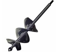SYITCUN Garden Hole Digger Auger for Bulbs & Seedlings - Heavy Duty Extend Spiral Auger Drill Bit - 8x30cm