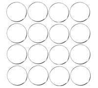 SyiXute 16 Pcs Clear Acrylic Sheets, 0.08 Inch Thick, 4 Inch Round Transparent Panels for Crafts & Display