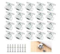 SyiXute 20 Pcs Double Roller Catch,Cabinet Door Latches,Cupboard Door Catch with Screws,Twin Roller Closet Catch for Home,Cabinet,Furniture