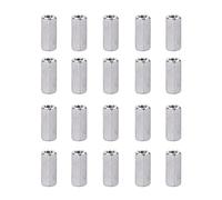 SyiXute 20 Pcs Long Rod Nut,M6 Hex Coupling Nut,Carbon Steel Long Hex Nut for Home Office Workshop Industrial Constructor and Multi Purpose Use (M6*10 * 20mm)