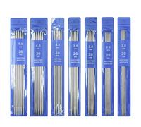 SyiXute 35 Pcs Short Double Pointed Knitting Needles Kit 20cm,Straight Knitting Needles 2.0mm to 5.0m,Sock Knitting Needle for Beginner and Small Projects