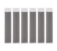 SyiXute 36 Pcs Carpenter Pencil Refills 2.8mm,Deep Hole Mechanical Construction Pencil Refill,Solid Pencil Refills for Drawing Making Scribering Woodworkin,Carpenter Mark Pencils (Black)