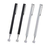 SyiXute 4 Pcs Telescopic Pick Up Tools Rod,2 LB Extendable Magnetic Handheld Stick Pen,Extending to 65cm,Stainless Steel Portable Magnetic Retrieval Pen with Clip for Pickup Screws Nuts
