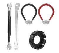 SyiXute 5 Pcs Bicycle Spoke Wrench Tool,Bike Spanner Spoke Tool 10-15 Gauge,Stainless Steel Bike Wheel Spoke Key for Adjust Bicycle Bike Cycling Wheel Tension