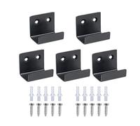 SyiXute 5 Pcs Ceramic Tiles Display Wall Hooks,Ceramic Tile Display Bracket Stainless Steel,Ceramic Tile Wall Hook with Screws,Matte Black for Mirror,Hanging Picture,Ceramic,Bathroom,Kitchen