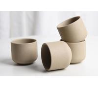 SYJAN HOME Ceramic teacups set of 4,No Handle Chinese KungFu Tea cups,3.5oz Teacups Japanese Teacup Set,Ceramic Tea Cup,4Pcs