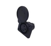 SYJHHWGS 3 Pin Socket Connector Female Plug Socket Replacement Part Mobility Scooter Panel Mount Port Easy Installation