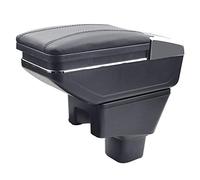 SYJY-SHOP Car Armrest Box Double Layer Consoles Storage For SUZUKI SX4 Accessories Armrest Box 2006 2007 2008 2009 2010 2011 2012 2013 2014 2015 2016 2017 2018 Central Armrest Box Cover Soft Leather