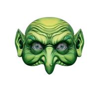 SYJYM 1PC Halloween Witch Wig Witch Hat EVA Mask Day of The Dead Horror Party Carnival Carnival Masquerade Playing Props