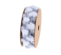 SYJYM 2roll Wire Wool Ball Ribbon Christmas Tree Gold and Silver Onion Ball Decoration Gift Wrapping Tape 3 Meters