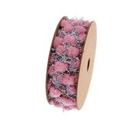 SYJYM 2roll Wire Wool Ball Ribbon Christmas Tree Gold and Silver Onion Ball Decoration Gift Wrapping Tape 3 Meters