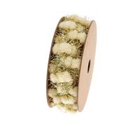 SYJYM 2roll Wire Wool Ball Ribbon Christmas Tree Gold and Silver Onion Ball Decoration Gift Wrapping Tape 3 Meters