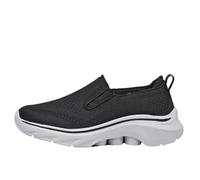 SYJYM Autumn Large Size Men's Shoes one-Step for The Elderly Middle-Aged and Elderly Walking Sports Black