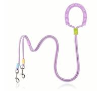 SYJYM Dog Leash Double Rope Anti-Explode Anti-Pull Anti-Loss for Small to Medium Breeds Walking Gear Adjustable Leash Length
