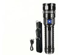 SYJYM Most Powerful Led Flashlights Rechargeable Built-in 15000mAh Battery Long Range Spotlights Torch Light Light