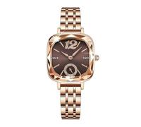 SYJYM Women's Fashion Square Quartz Watch Water Diamond Multi Faceted Mirror Face Female's Simple Trendy Versatile Wristwatch