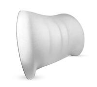 Syke Memory Foam Lumbar Support Pillow for Back Comfort - Ergonomic Design for Office Chairs, Car Seats, and More - Relieve Lower Back Pain with Firm and Breathable Cushion - Ideal Back Support (Grey)