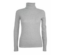 Sykesstyle Womens Long Sleeve Polo Roll Neck Turtle Neck Jumper Top UK 8-26 (UK, Numeric, 16, 18, Regular, Regular, Silver)