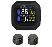 Sykik Rider SRTP300 Wireless tire Pressure Monitoring System for Motorcycles with 1.5” Monitor. Check Your tire Pressure While Riding