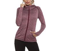 Sykooria Womens Hoodies Zip Up Hoodie Long Sleeve Jacket with Pockets | Soft Hooded Layer, Full Zip Front, Long Sleeves, Side Pockets, Thumb Hole Cuffs, Easy Casual and Workout Wear