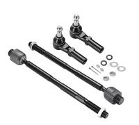 SYKRSS 4PCS ES3538 EV407, Inner and Outer Tie Rod End kit Compatible with Dodge Ram 1500 2002-2005