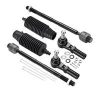 SYKRSS 6PCS ES3538 EV80211 Inner and Outer Tie Rod End kit Compatible with Dodge Ram 1500 Boots 2006-2008