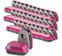 sykua 30 Pairs 60921 Filter Cartridges for Respirator Mask, Gas Mask Filter Compatible with 6200,6800,7502, 7503 Masks, Anti Dust Gas Organic Vapor Particle Chemical (Pink,30 Pairs)