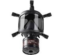 sykua Gas Mask Survival Nuclear and Chemical,Full Face Respirator Mask with 40mm Activated Carbon Filter for Dust, Gases, Vapors, Chemicals,Resin,Sanding,Spraying,Building Work