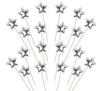 SYKYCTCY 30 Pack Star Cupcake Toppers Twinkle Little Star DIY Cupcake Picks Happy Birthday Wedding Engagement Baby Shower Cake Decorations Party Supplies