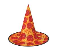 SYKzqiO 3D Pizza Pepperoni stylish halloween hats for - with foldable for parties, carnivals, unisex halloween accessory(of 2)