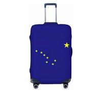 SYKzqiO Alaska State Flag Elastic Luggage Protection Cover, Scratch Resistant and dust-Proof Cover, Convenient for Travel